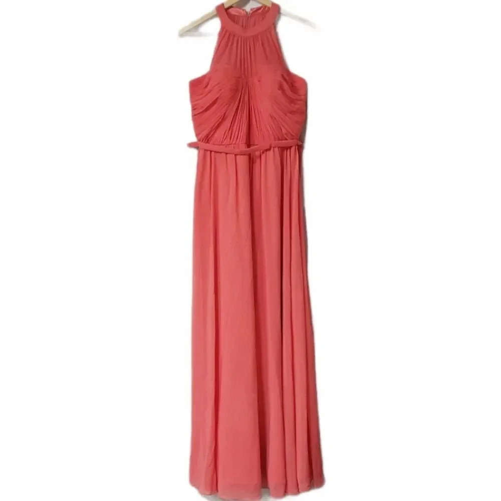 Cinderella Divine Pink Chiffon Evening Dress M